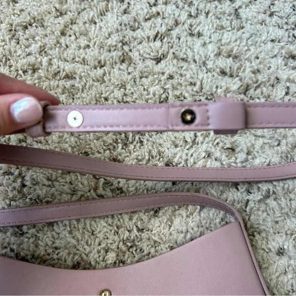 Anthropologie SAMARA Medium Shoulder Bag Peony Vegan Leather - Picture 4 of 6